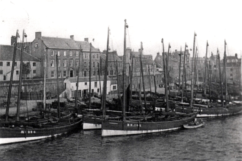 Herring Fishing Fleet at Berwick Quayside