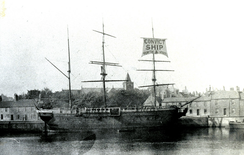Convict Ship in Tweed Dock