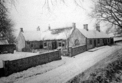 Pallinsburn Cottage in snow