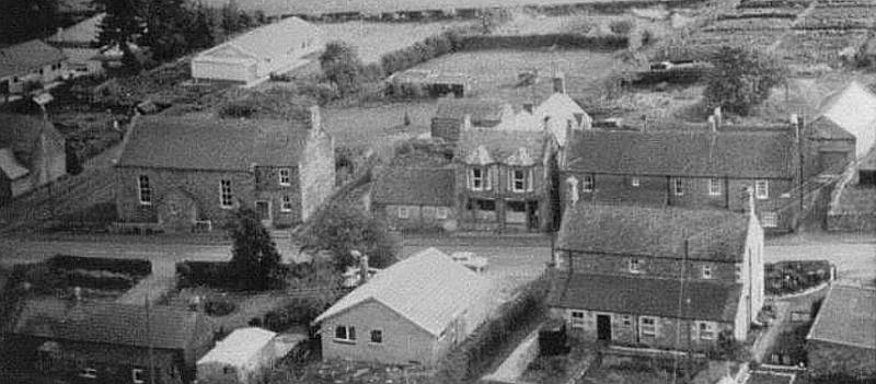 Lowick-aerial view of house