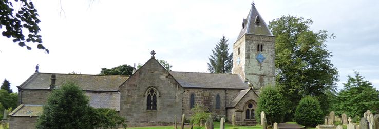 Eglingham churchyard banner